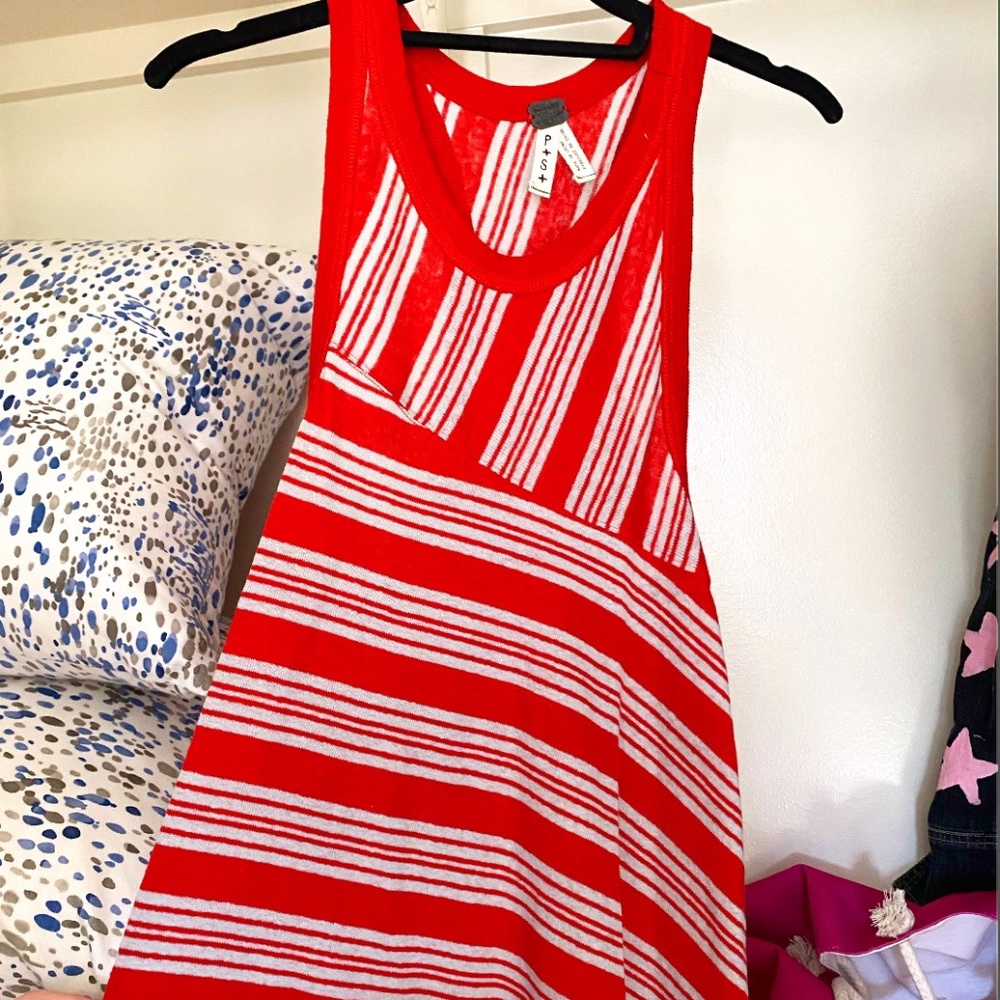 We the Free Tank Top Red Stripes
